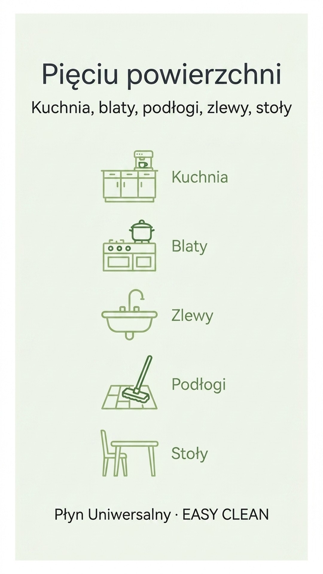 Płyn Uniwersalny Easy Clean 500 ml - Kuchnia i powierzchnie — story 3