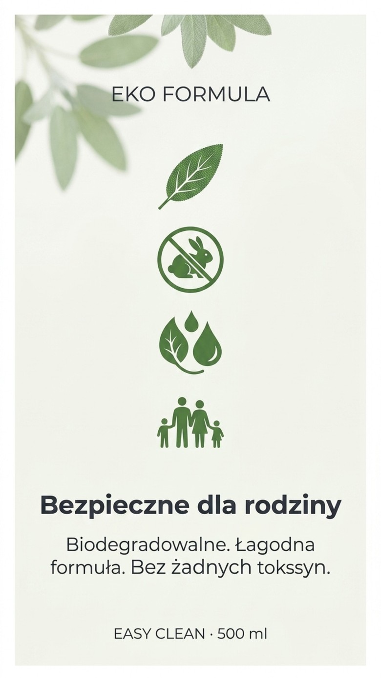 EASY CLEAN - Płyn Uniwersalny 500 ml - Kuchnia i powierzchnie