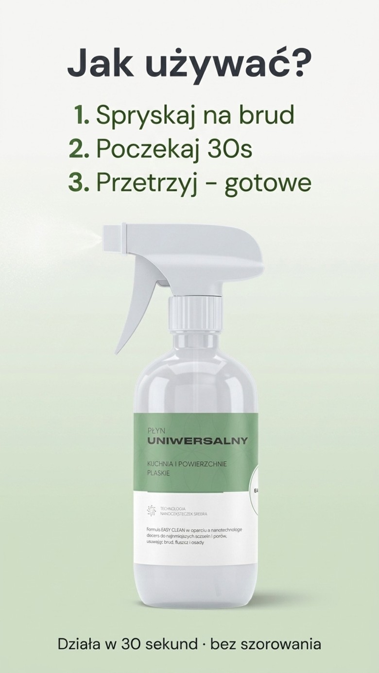 EASY CLEAN - Płyn Uniwersalny 500 ml - Kuchnia i powierzchnie