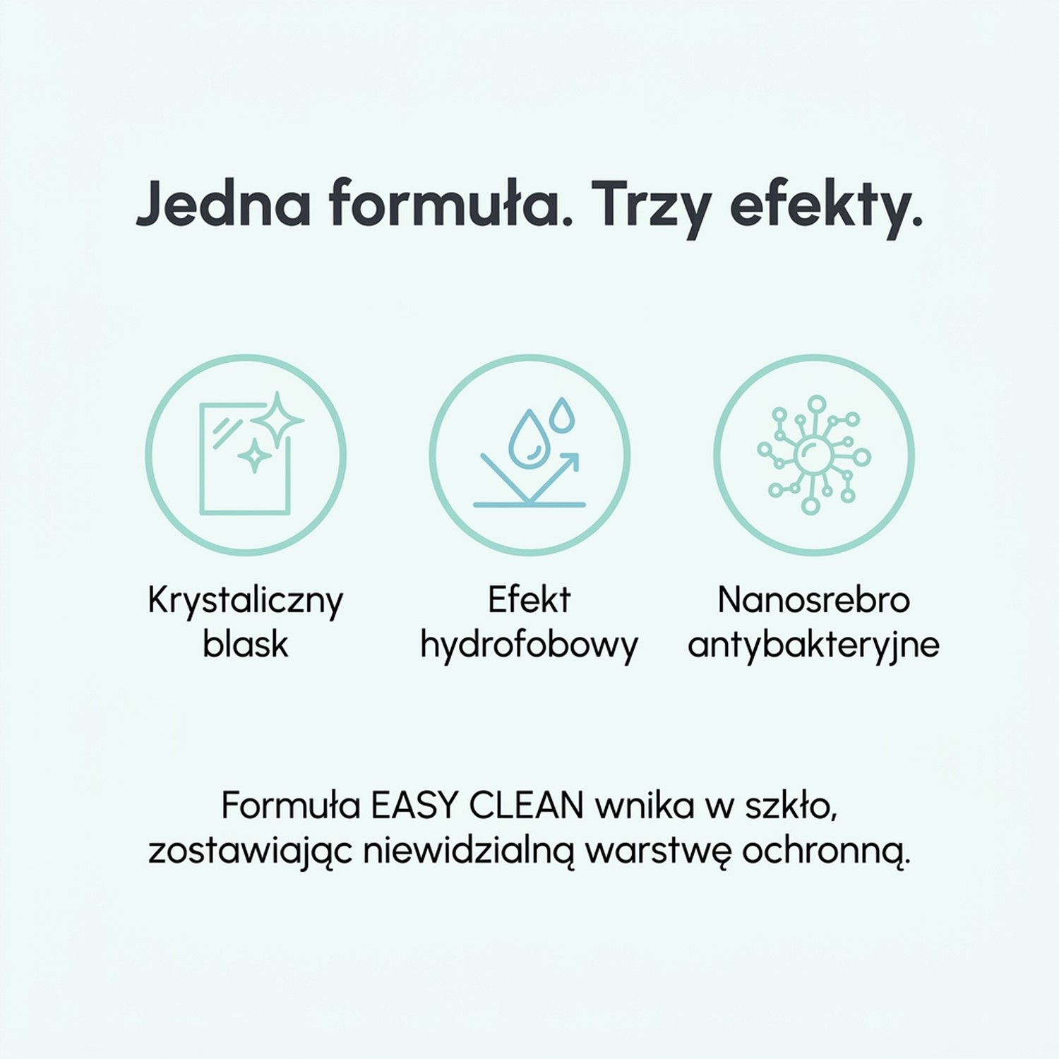 Płyn do szyb Easy Clean 500 ml - Nanotechnologia + srebro