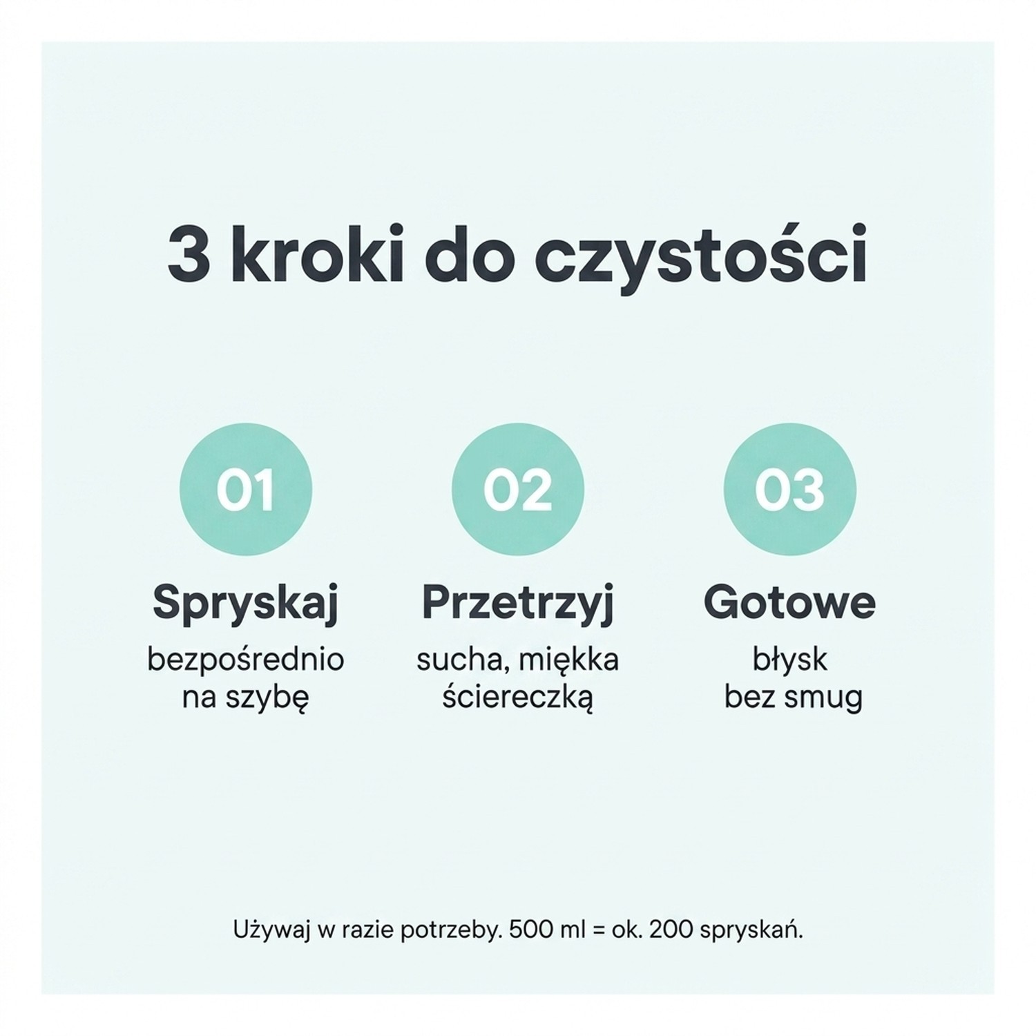 Płyn do szyb Easy Clean 500 ml - Nanotechnologia + srebro