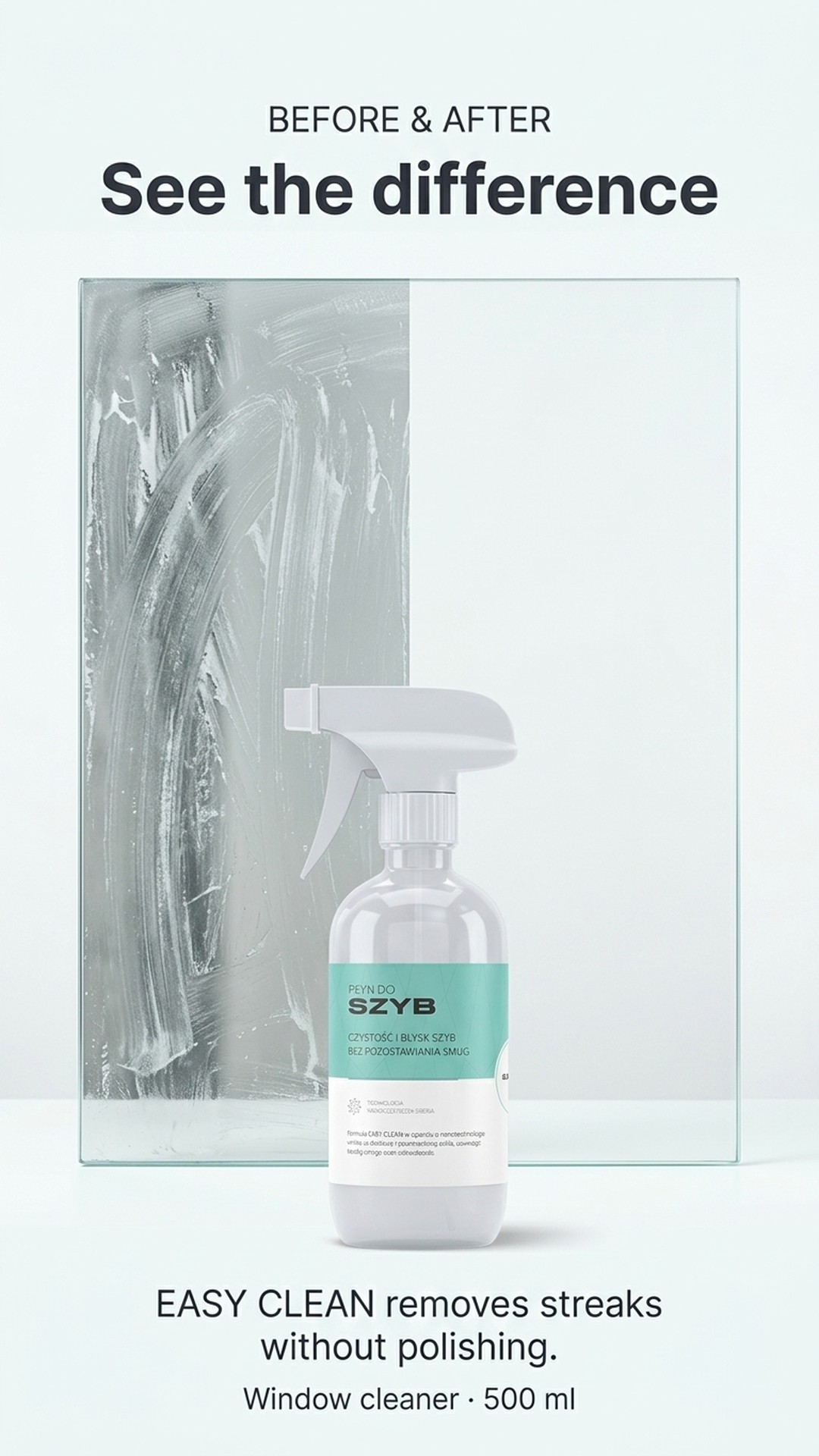 Window cleaner Easy Clean 500 ml - Nanotechnology + silver — story 5