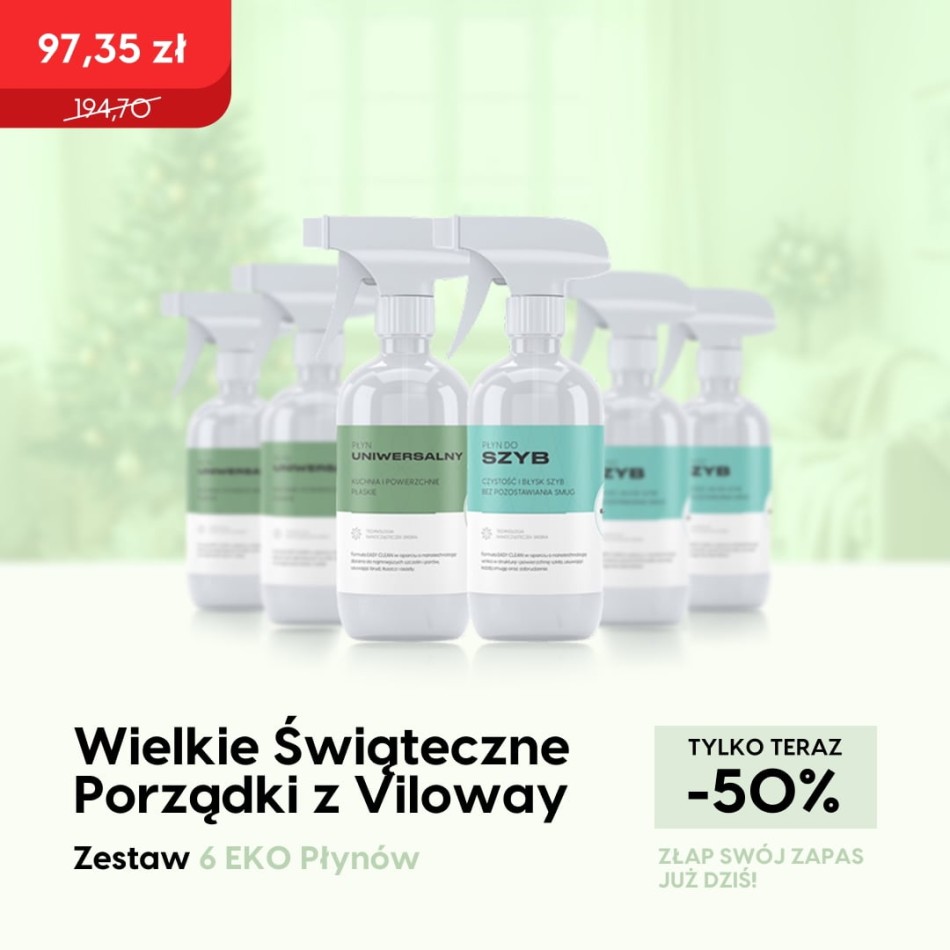 Pakiet 3 + 3 - Płyn do Szyb i Płyn Uniwersalny