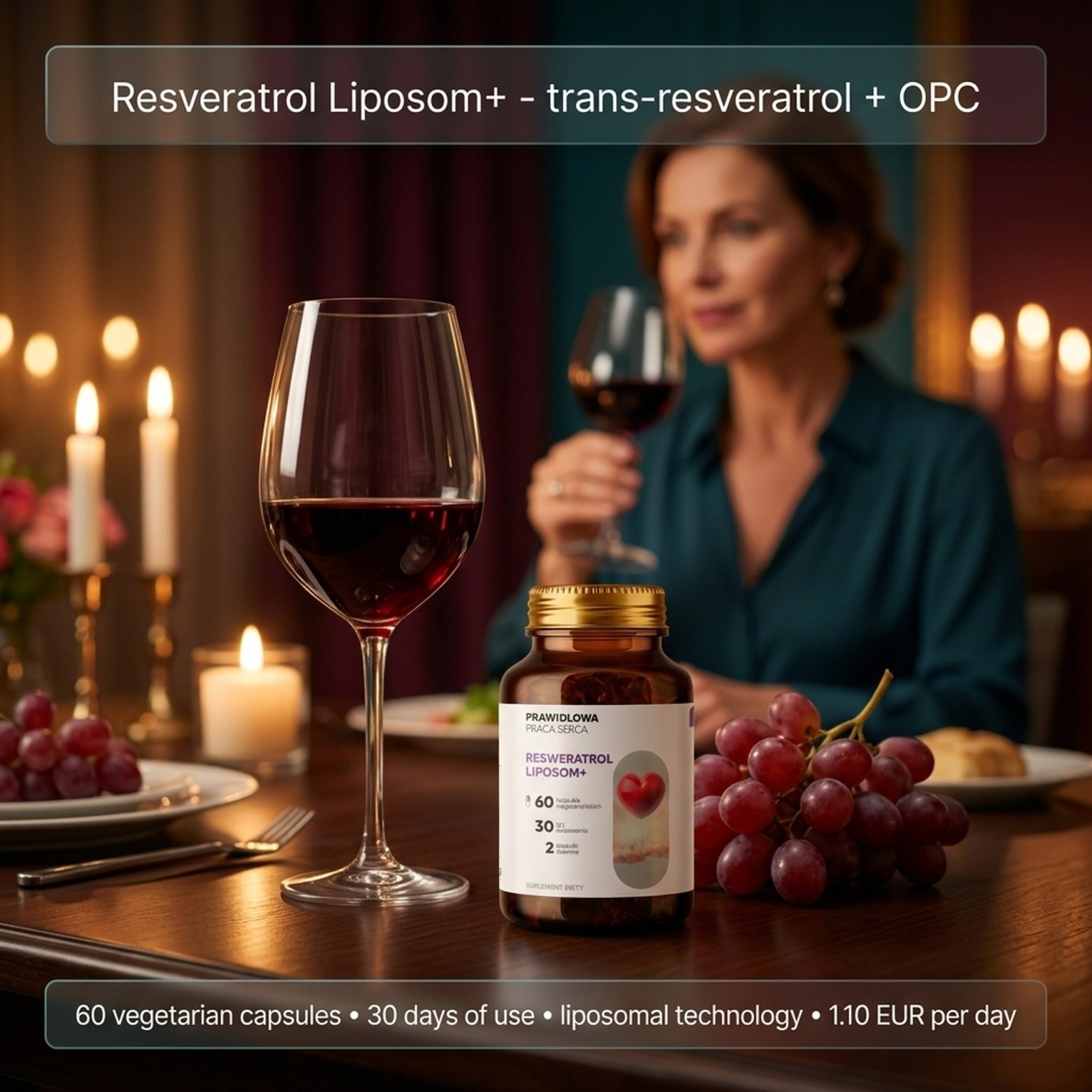 Resveratrol Liposom+ - Grape Vine 95% OPC in Liposomal Technology