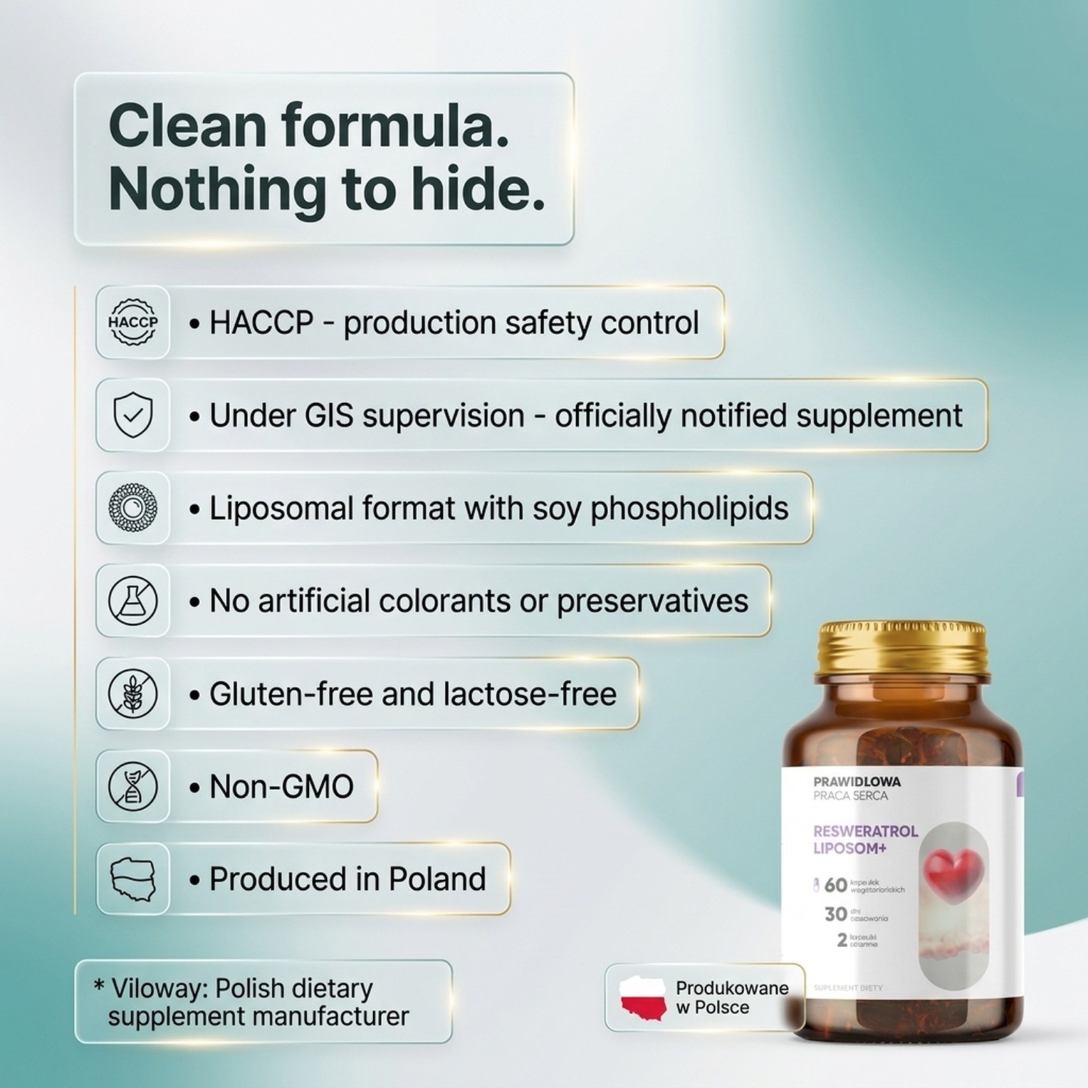 Resveratrol Liposom+ - Grape Vine 95% OPC in Liposomal Technology