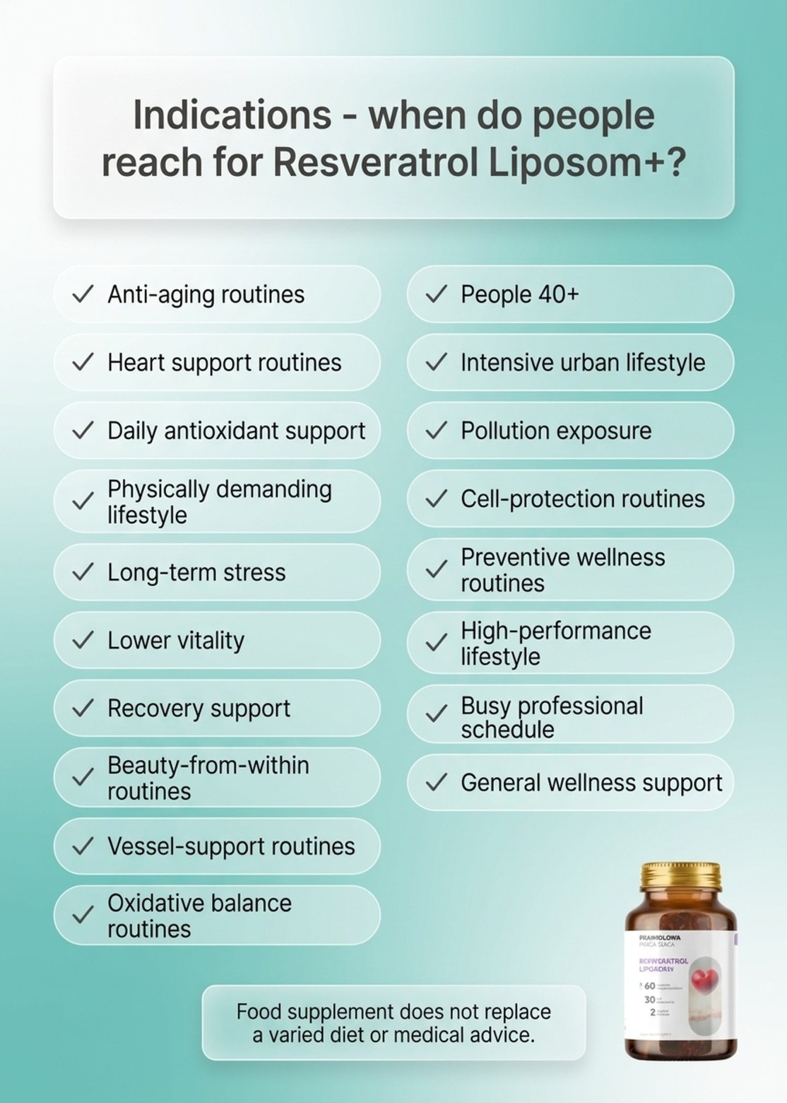 Resveratrol Liposom+ - Grape Vine 95% OPC in Liposomal Technology