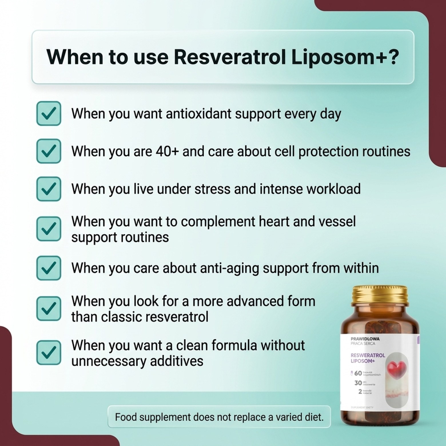 Resveratrol Liposom+ - Grape Vine 95% OPC in Liposomal Technology