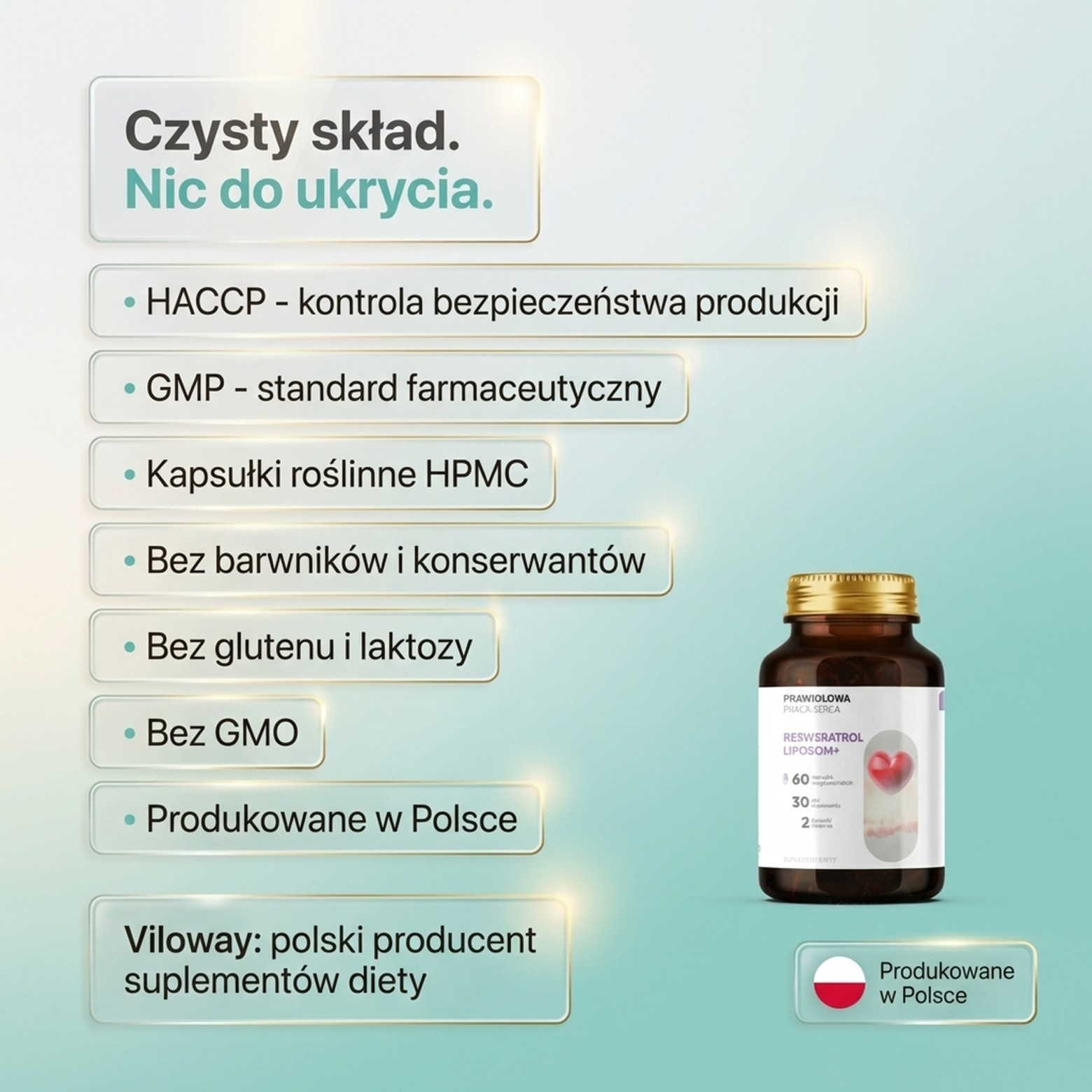 Resweratrol Liposom+ - Winorośl 95% OPC w technologii liposomalnej