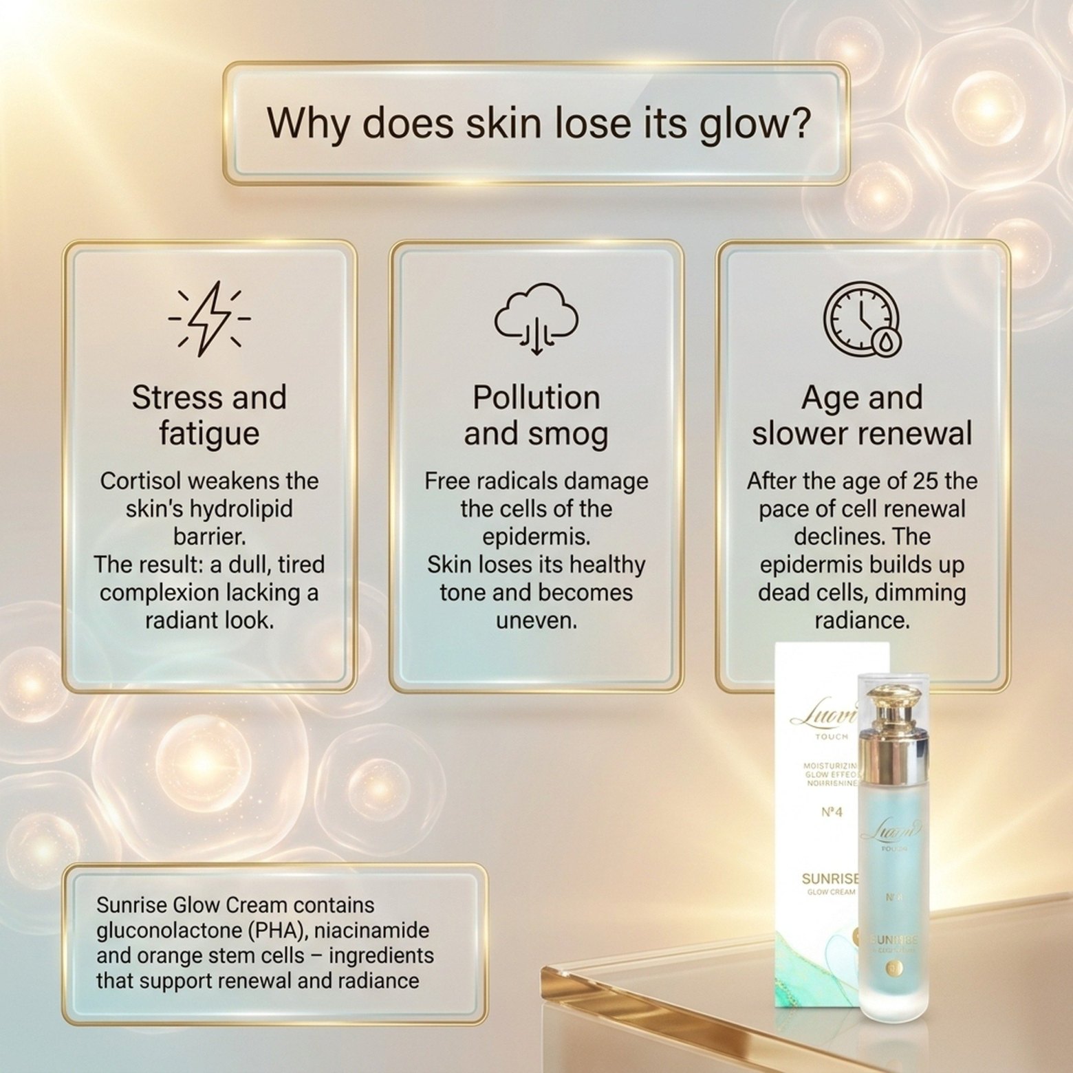 Sunrise Glow Cream No. 4 – Luovi Touch