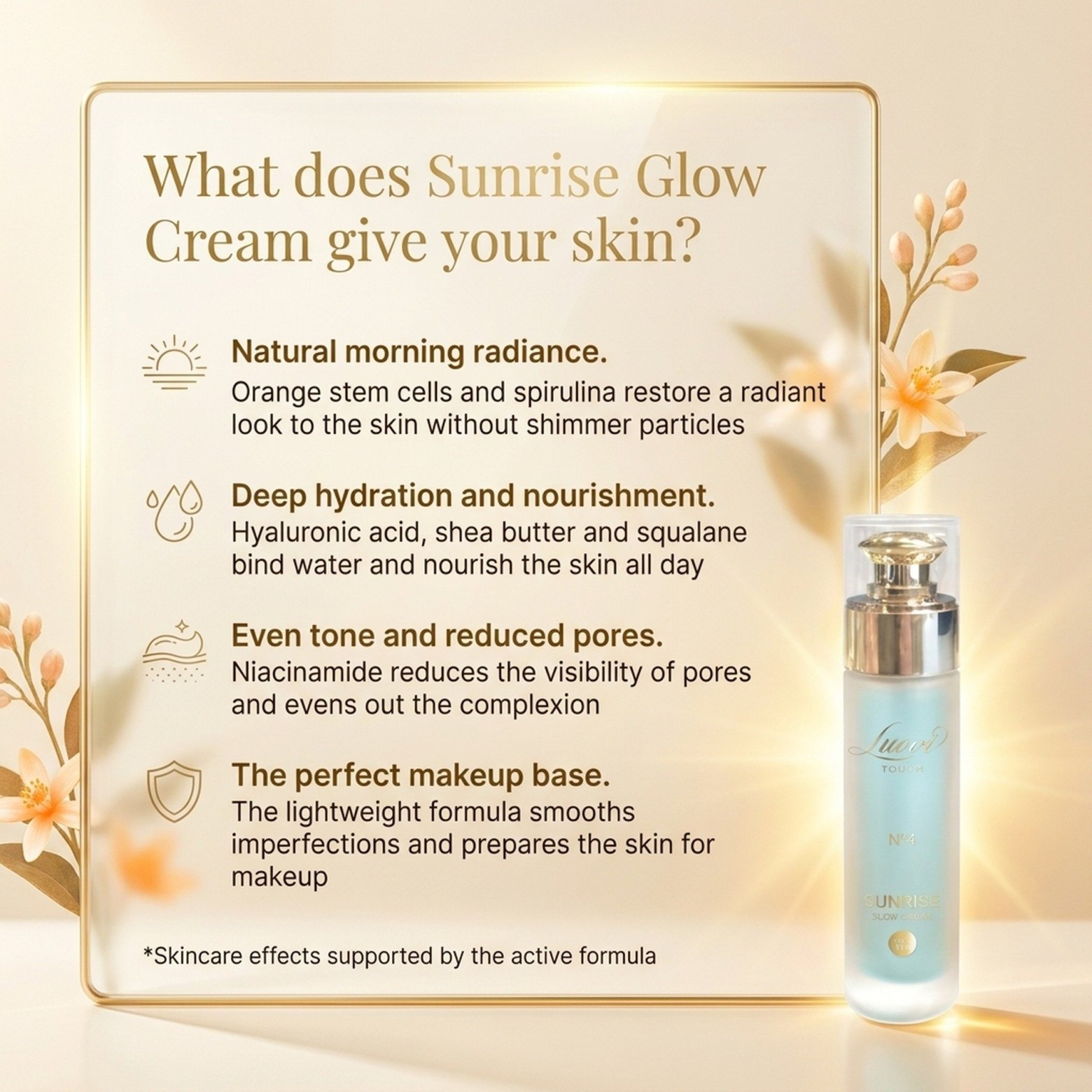 Sunrise Glow Cream No. 4 – Luovi Touch