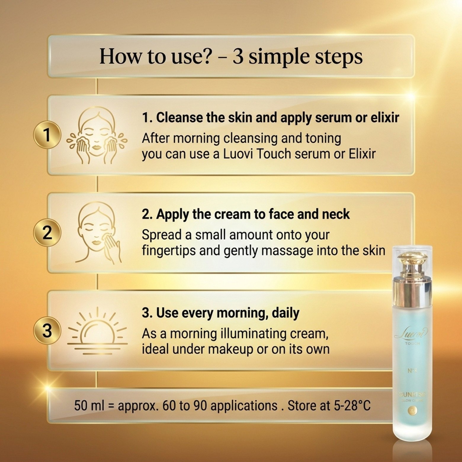 Sunrise Glow Cream No. 4 – Luovi Touch