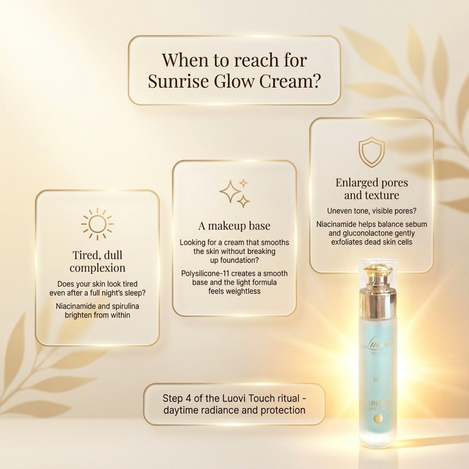 Sunrise Glow Cream No. 4 – Luovi Touch