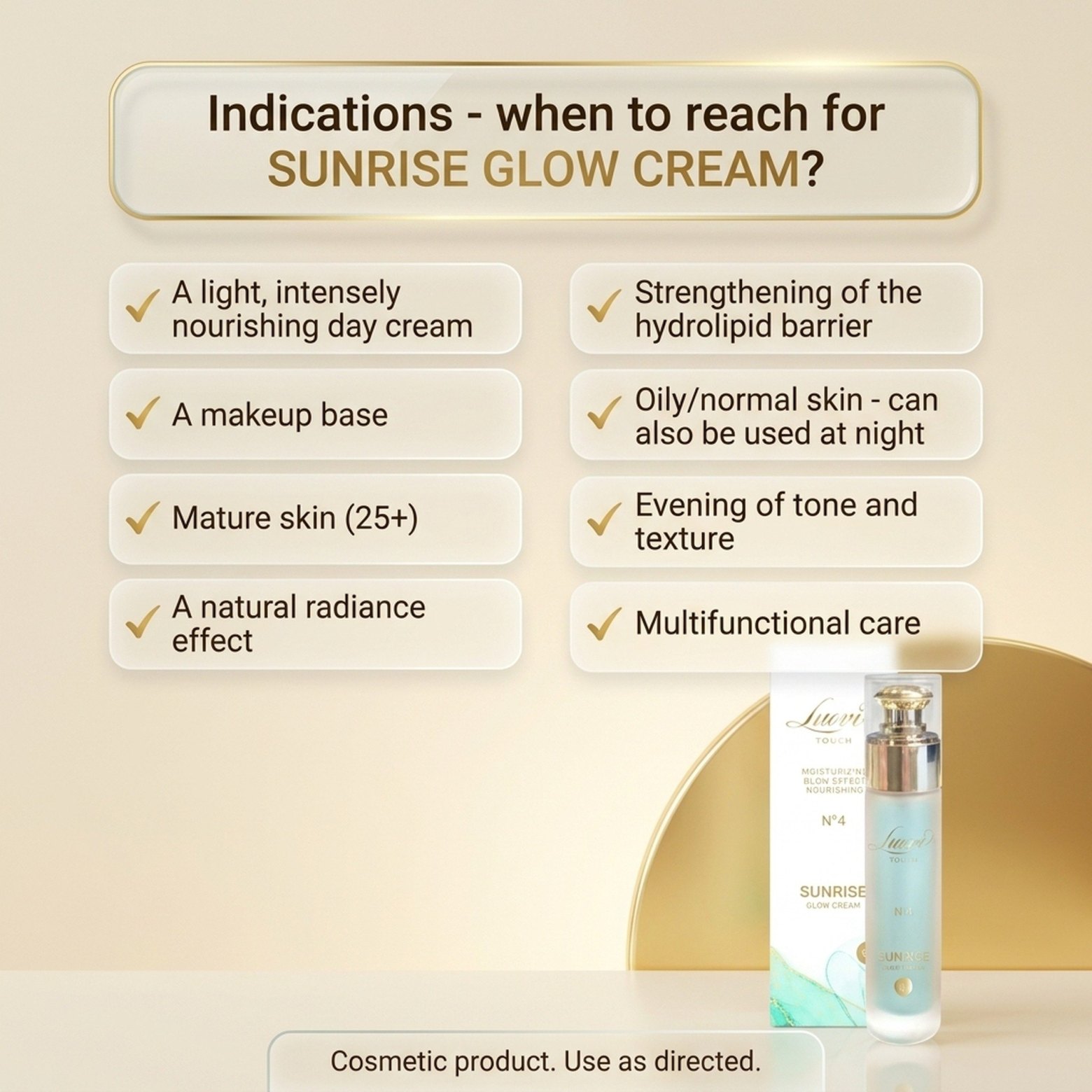Sunrise Glow Cream No. 4 – Luovi Touch