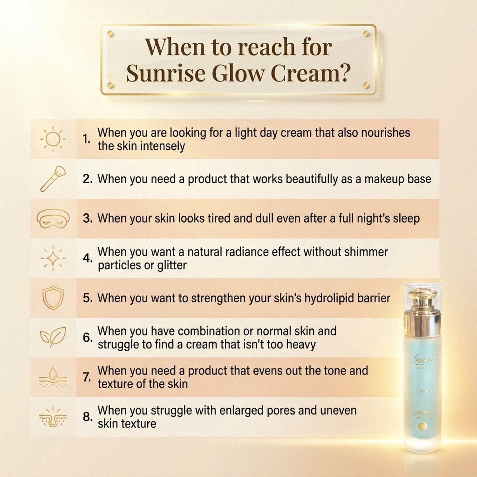 Sunrise Glow Cream No. 4 – Luovi Touch