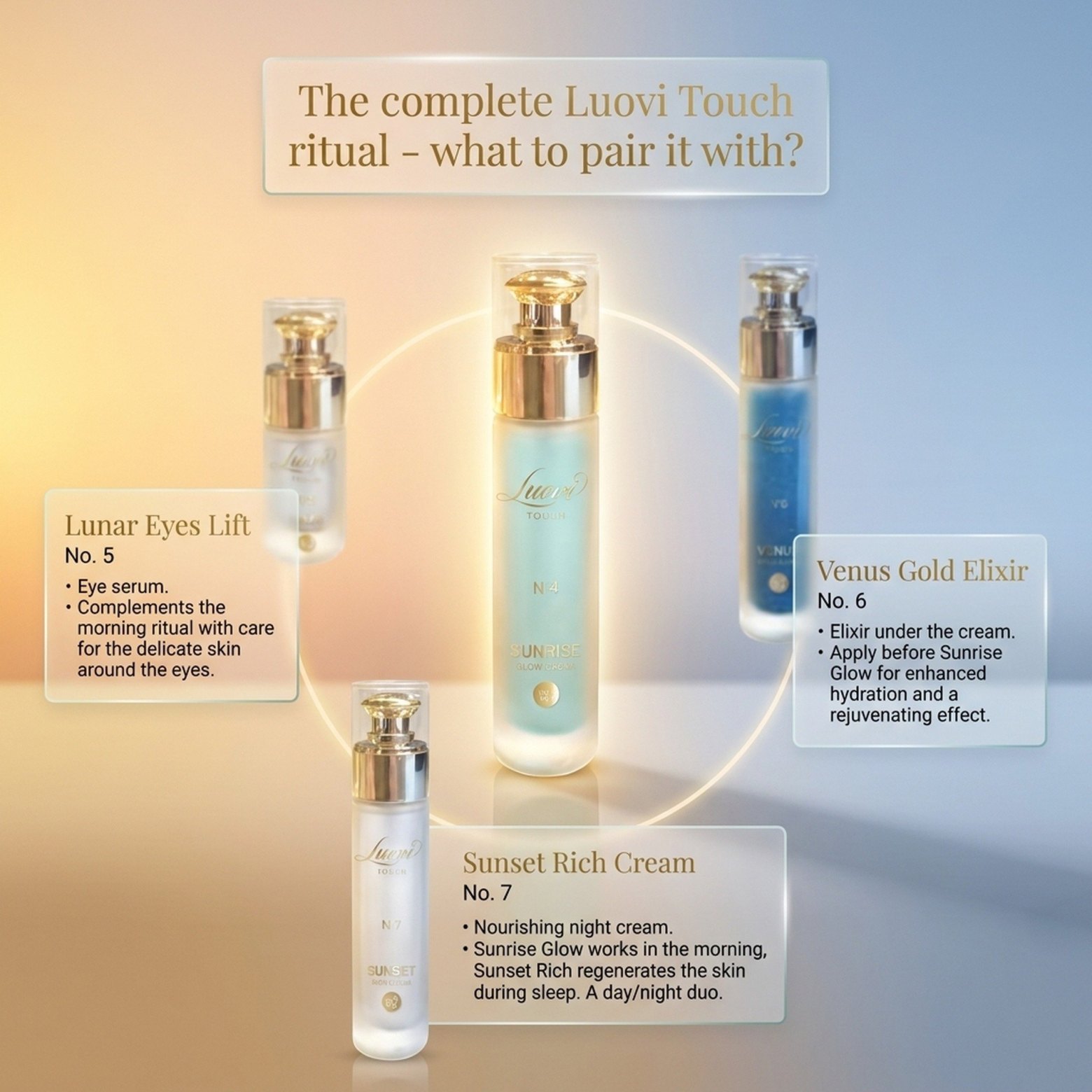 Sunrise Glow Cream No. 4 – Luovi Touch