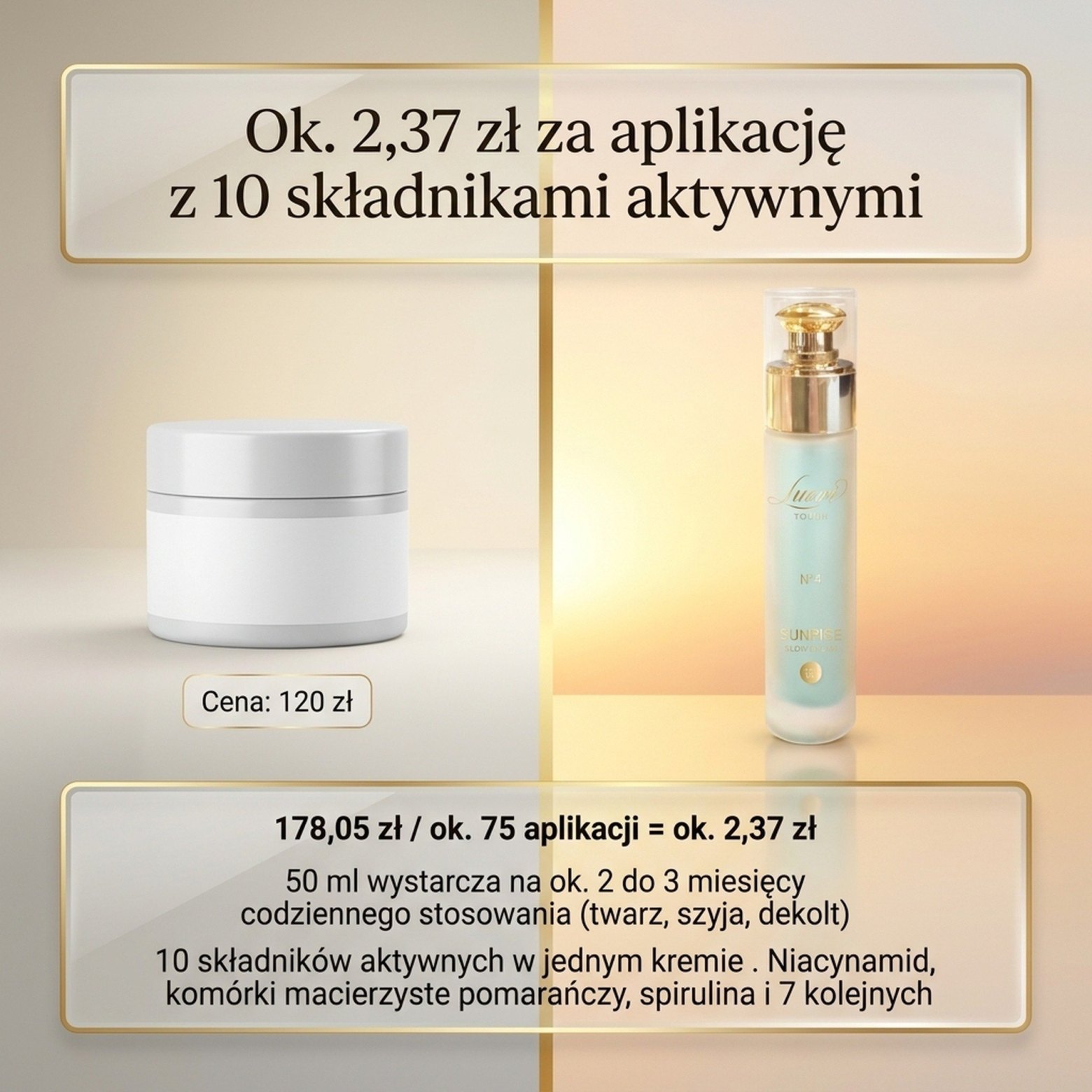 Sunrise Glow Cream No. 4 – Luovi Touch