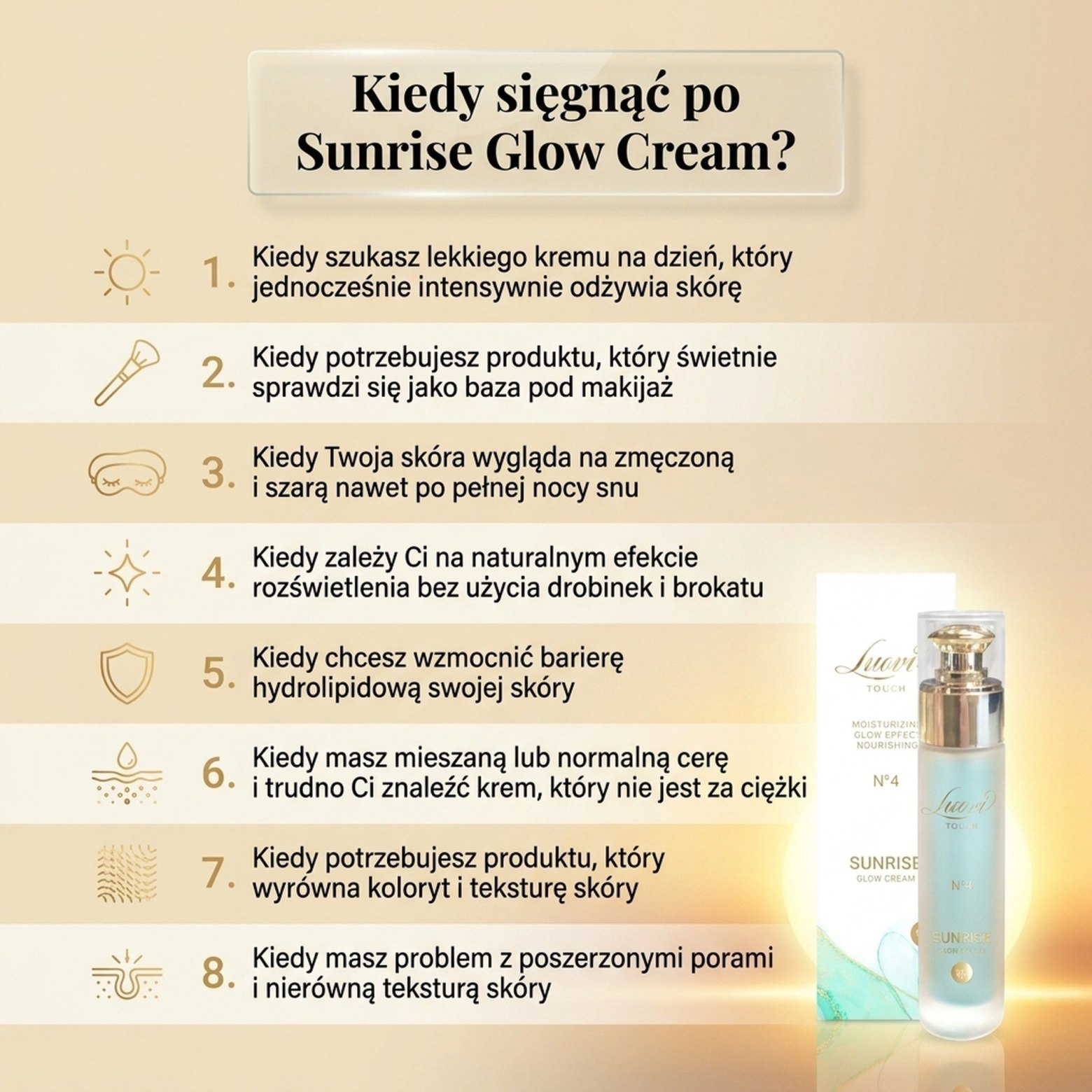 Sunrise Glow Cream No. 4 – Luovi Touch