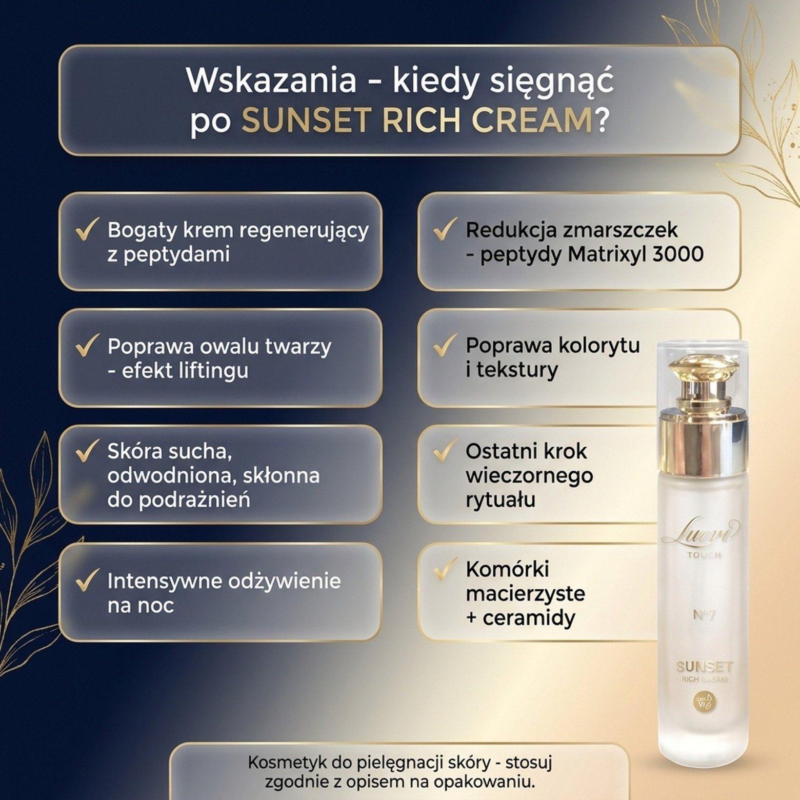 Sunset Rich Cream No. 7 – Luovi Touch