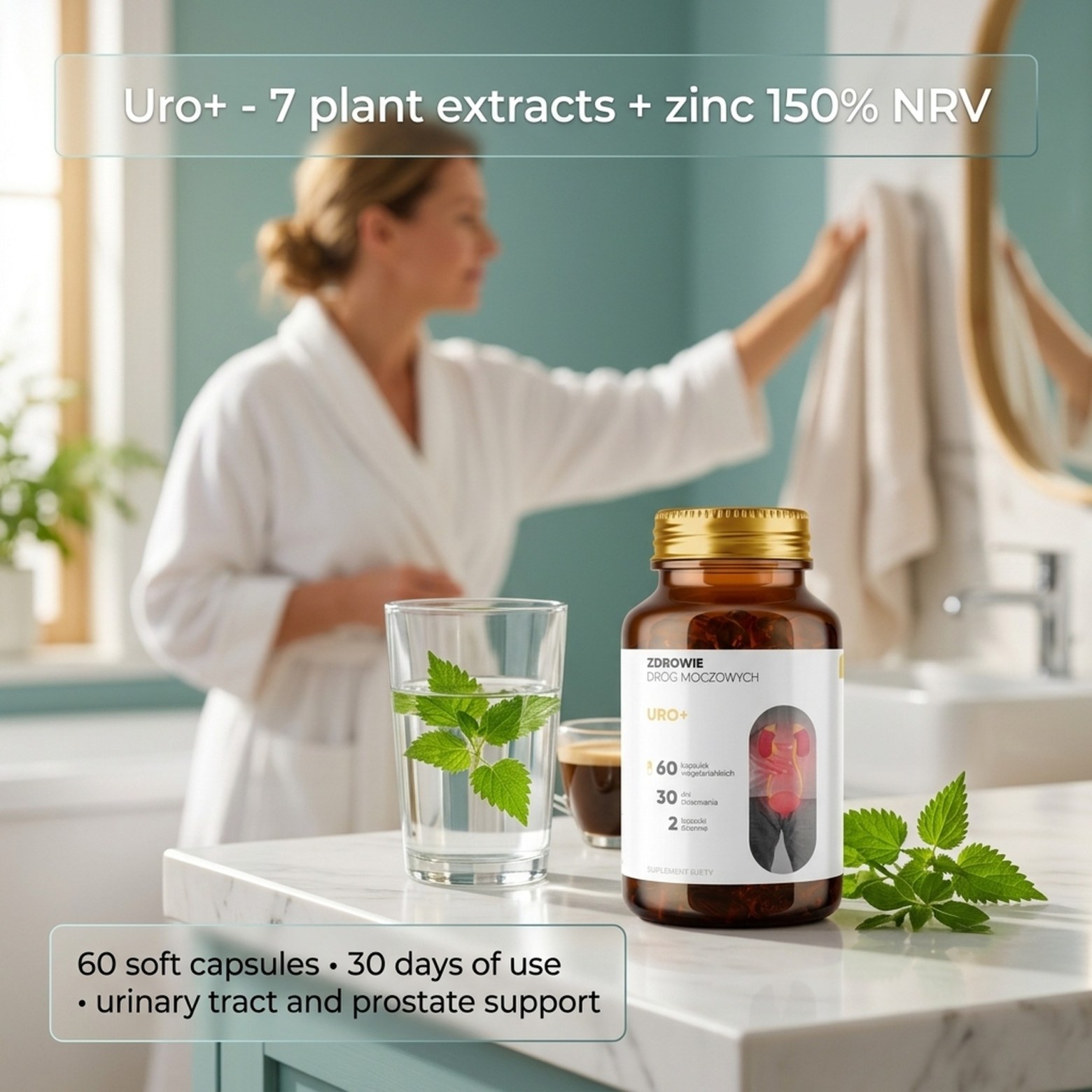 Uro+ - Goldenrod + Pumpkin + Nasturtium for Urinary Tract Health