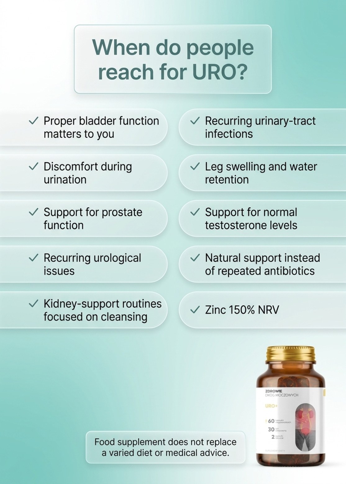 Uro+ - Goldenrod + Pumpkin + Nasturtium for Urinary Tract Health