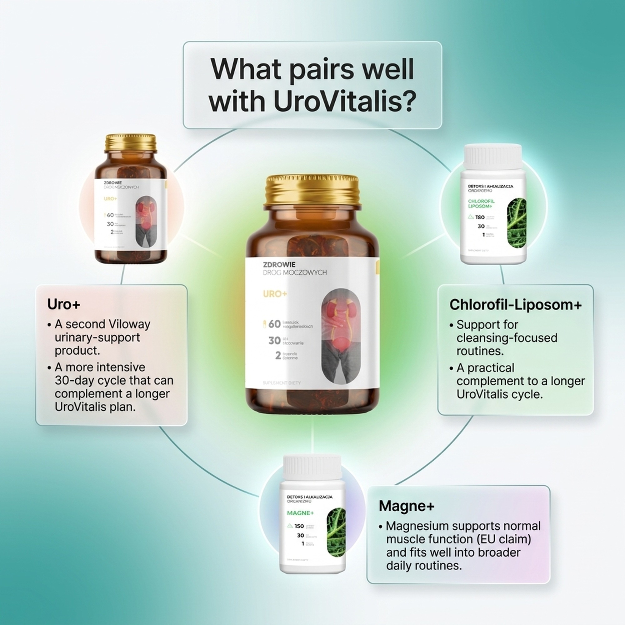 Uro Vitalis - Punarnava + Nettle + Pumpkin Seed for Urinary Routine