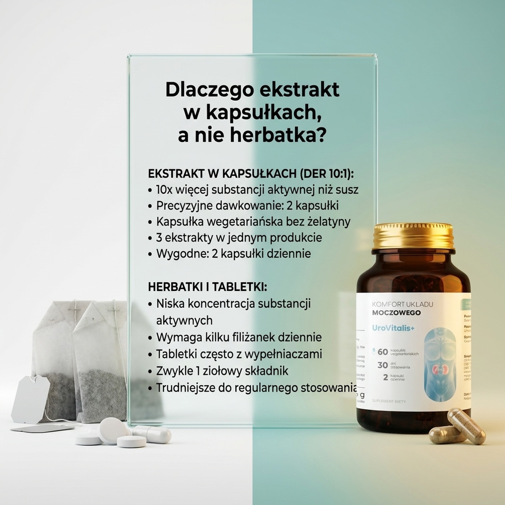 Uro Vitalis - Punarnawa + Pokrzywa + Nasiona dyni na układ moczowy
