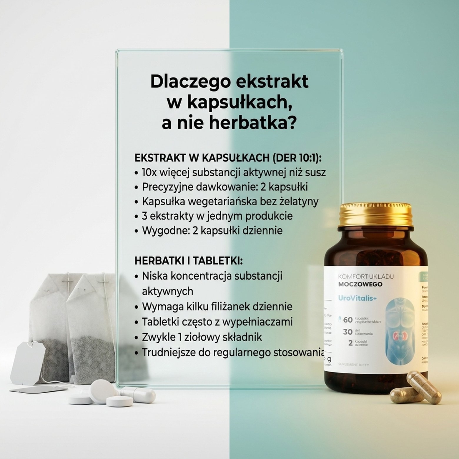 Uro Vitalis - Punarnawa + Pokrzywa + Nasiona dyni na układ moczowy