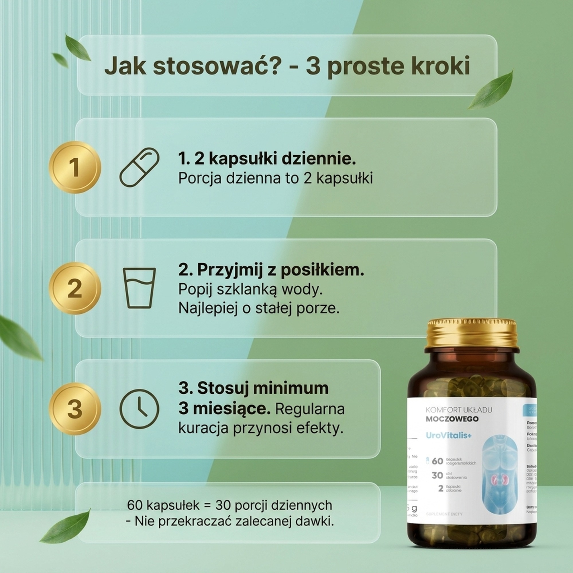 Uro Vitalis - Punarnawa + Pokrzywa + Nasiona dyni na układ moczowy