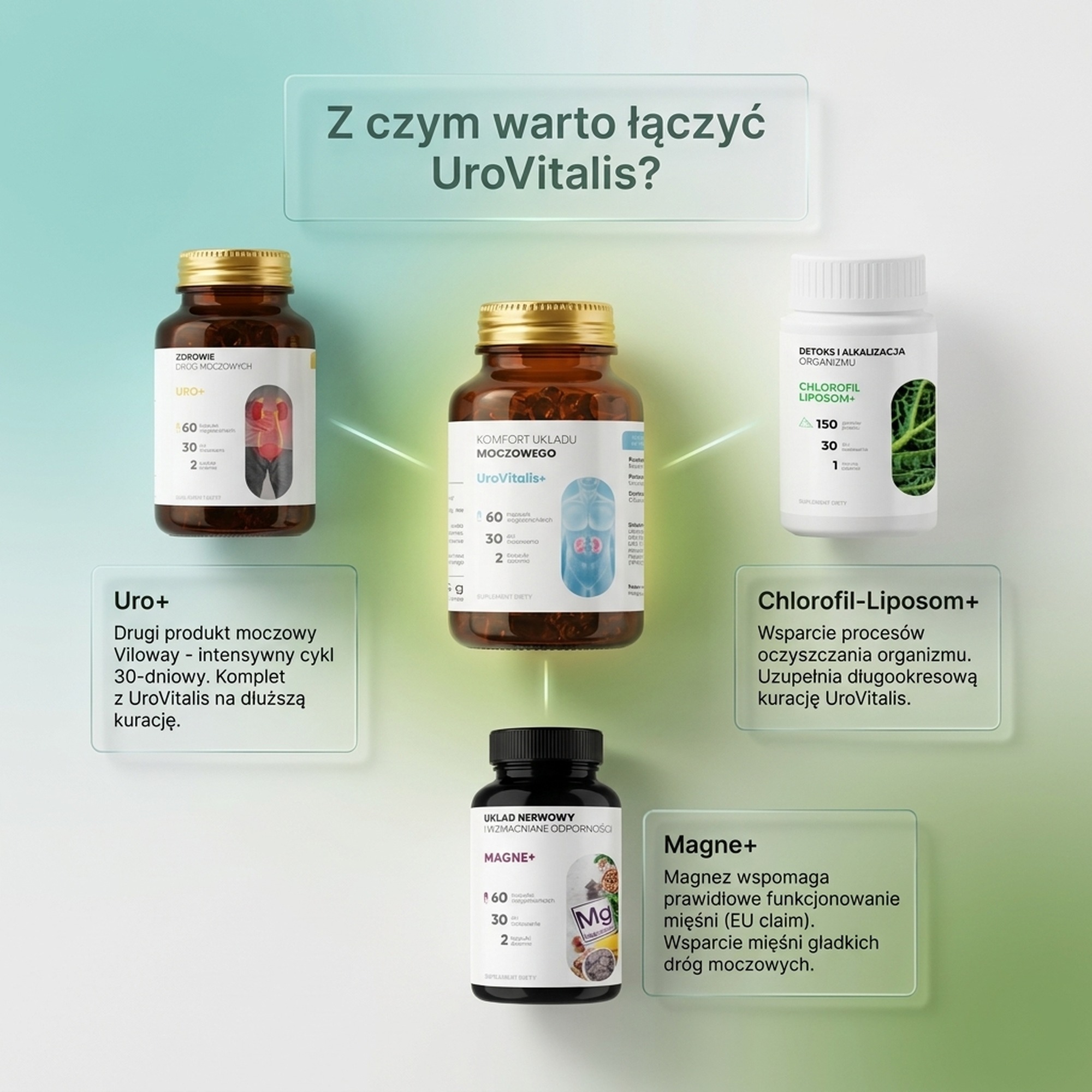 Uro Vitalis - Punarnawa + Pokrzywa + Nasiona dyni na układ moczowy