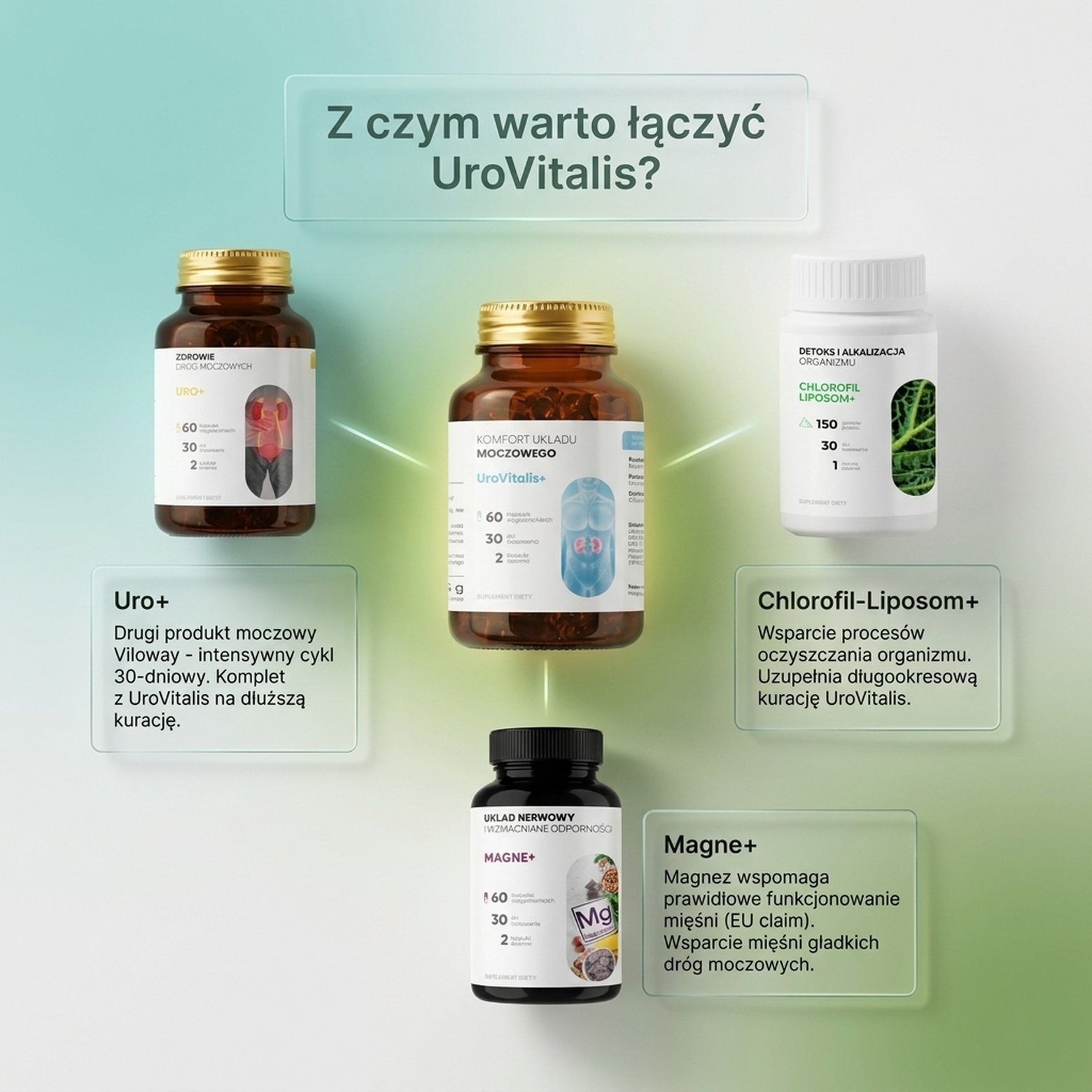 Uro Vitalis - Punarnawa + Pokrzywa + Nasiona dyni na układ moczowy