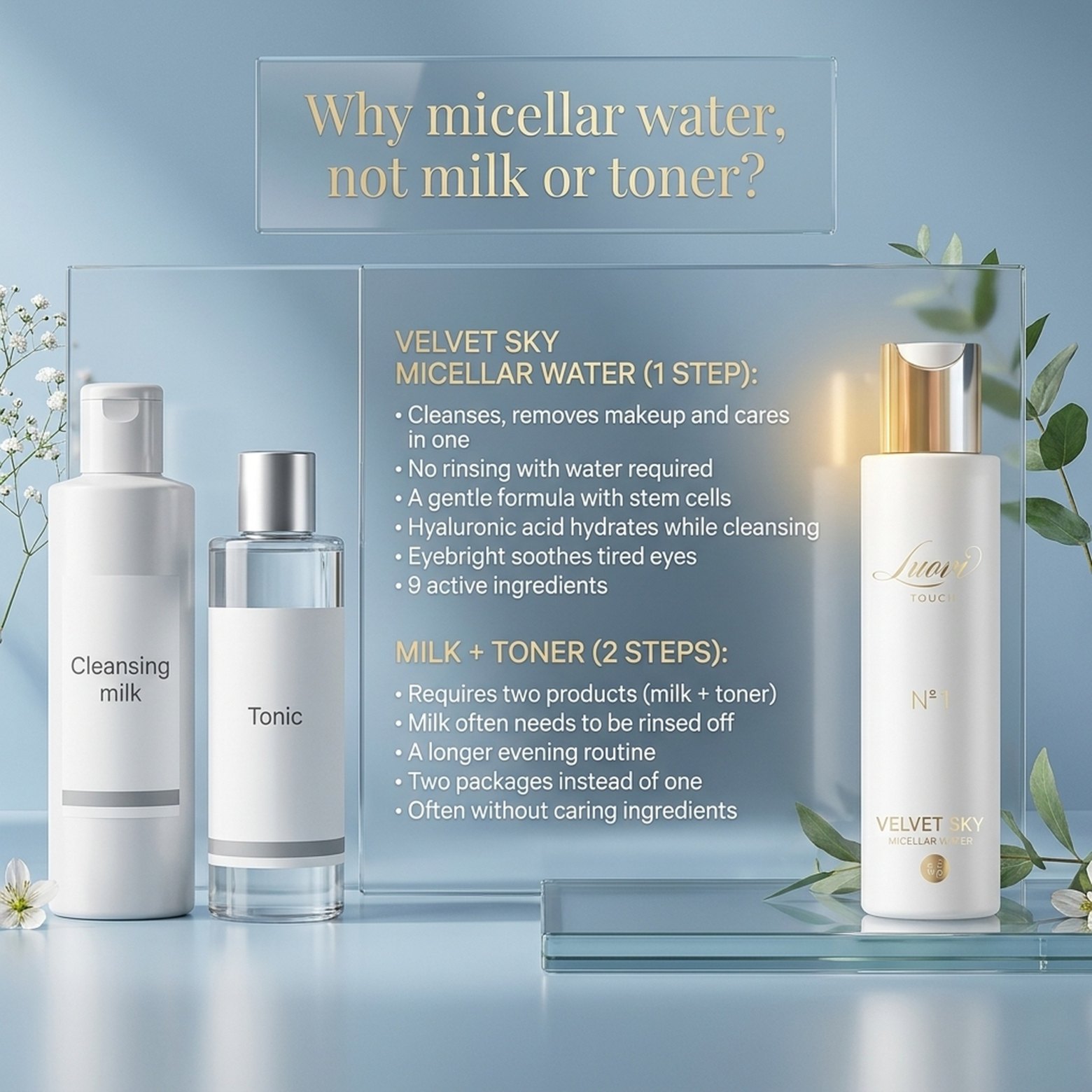 Velvet Sky Micellar Water No. 1 – Luovi Touch