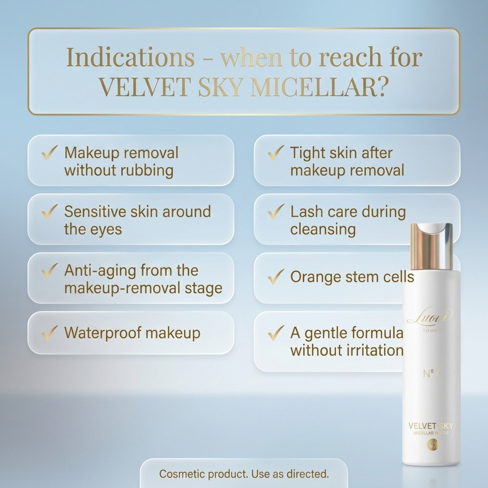 Velvet Sky Micellar Water No. 1 – Luovi Touch