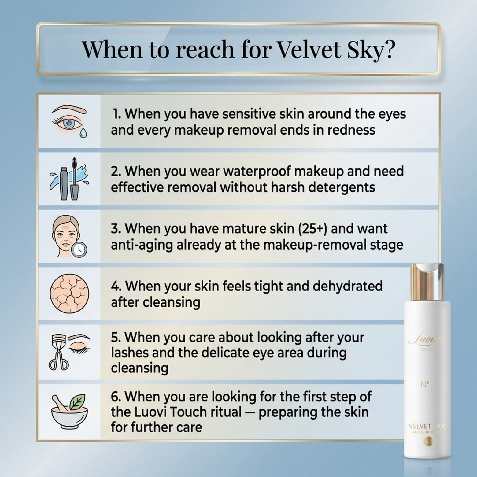 Velvet Sky Micellar Water No. 1 – Luovi Touch