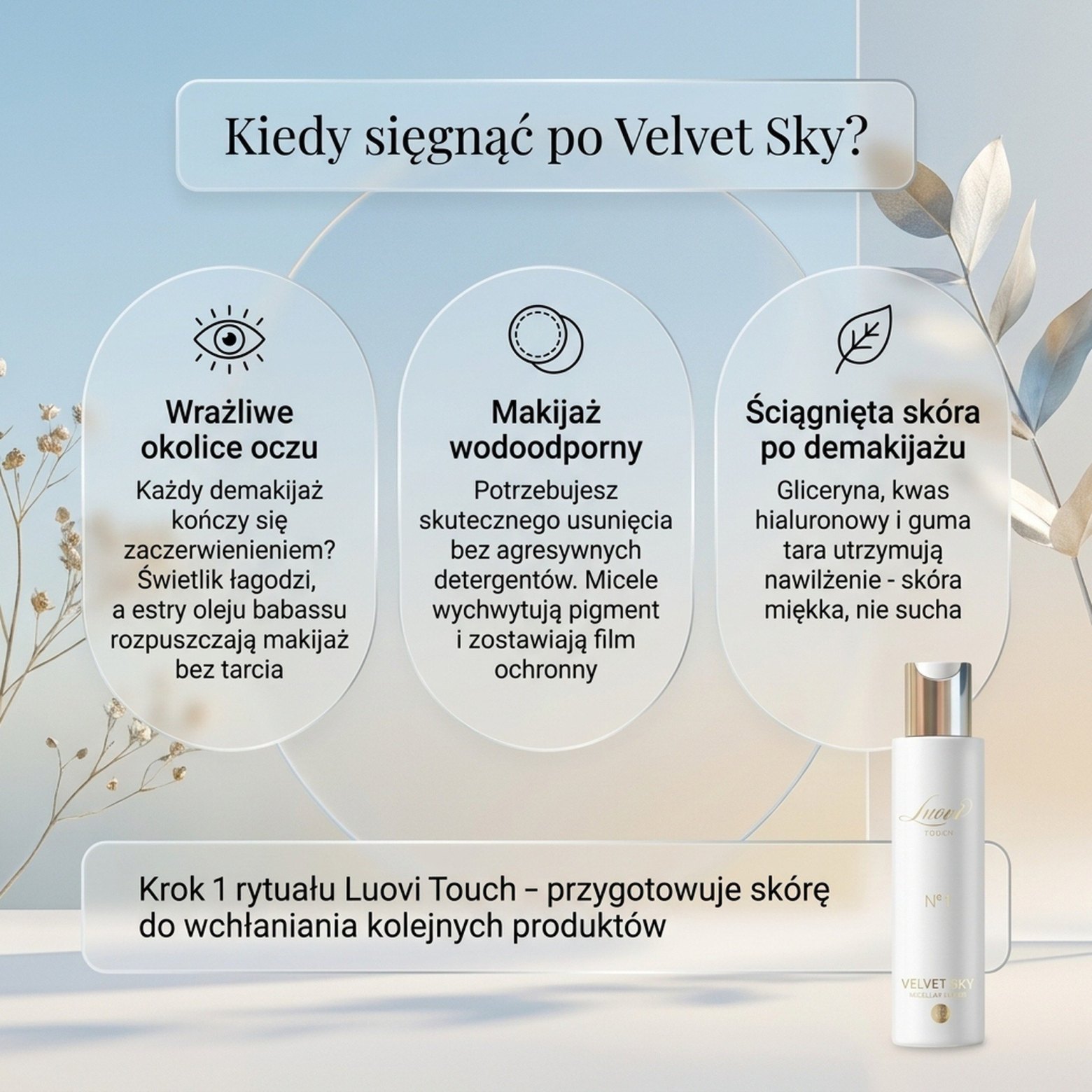 Velvet Sky Micellar Water No. 1 – Luovi Touch