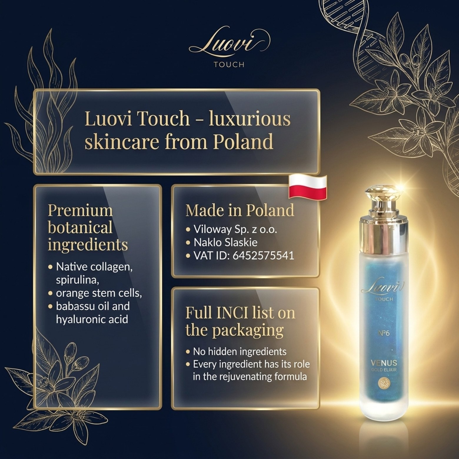Venus Gold Elixir No. 6 – Luovi Touch