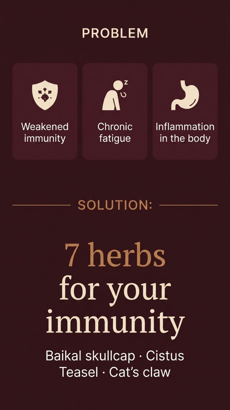 Borelia+ - Baikal Skullcap + Rock Rose + Teasel for Immune Support