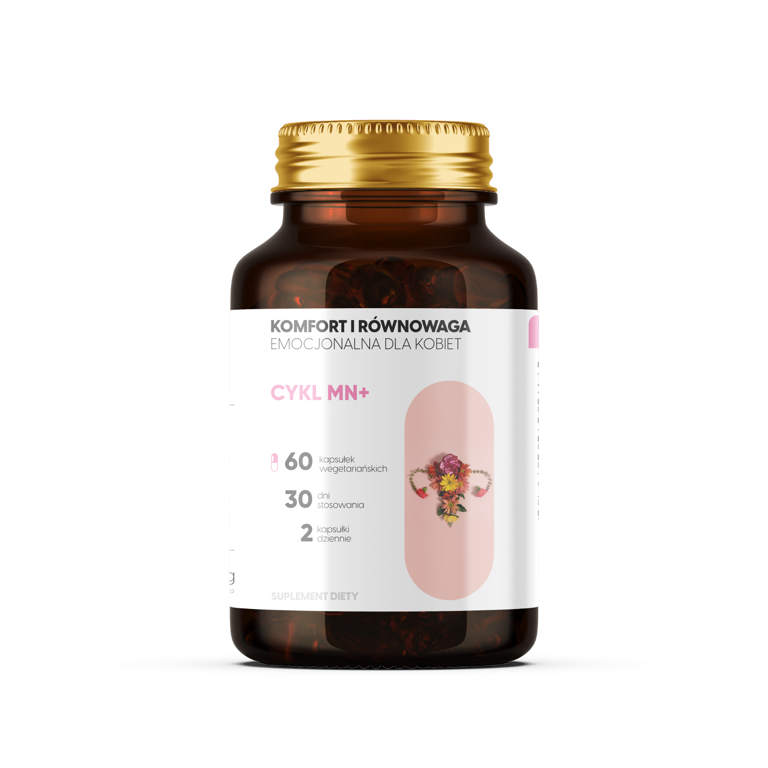 Cykl MN+ - Przywrotnik + Shatavari + Malina na harmonię cyklu