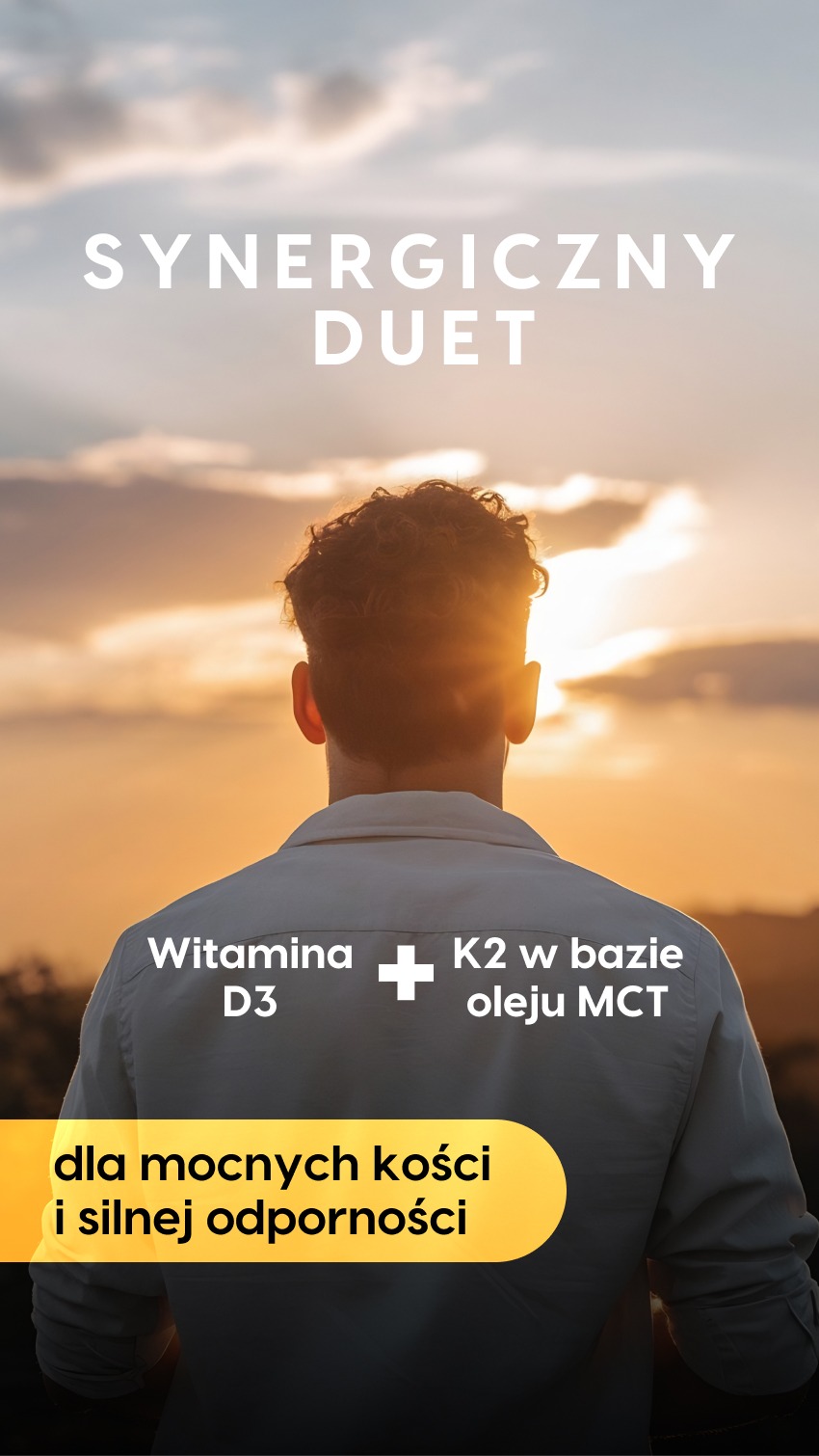 Dla kogo Witamina D3 + K2 MK7 z olejem MCT