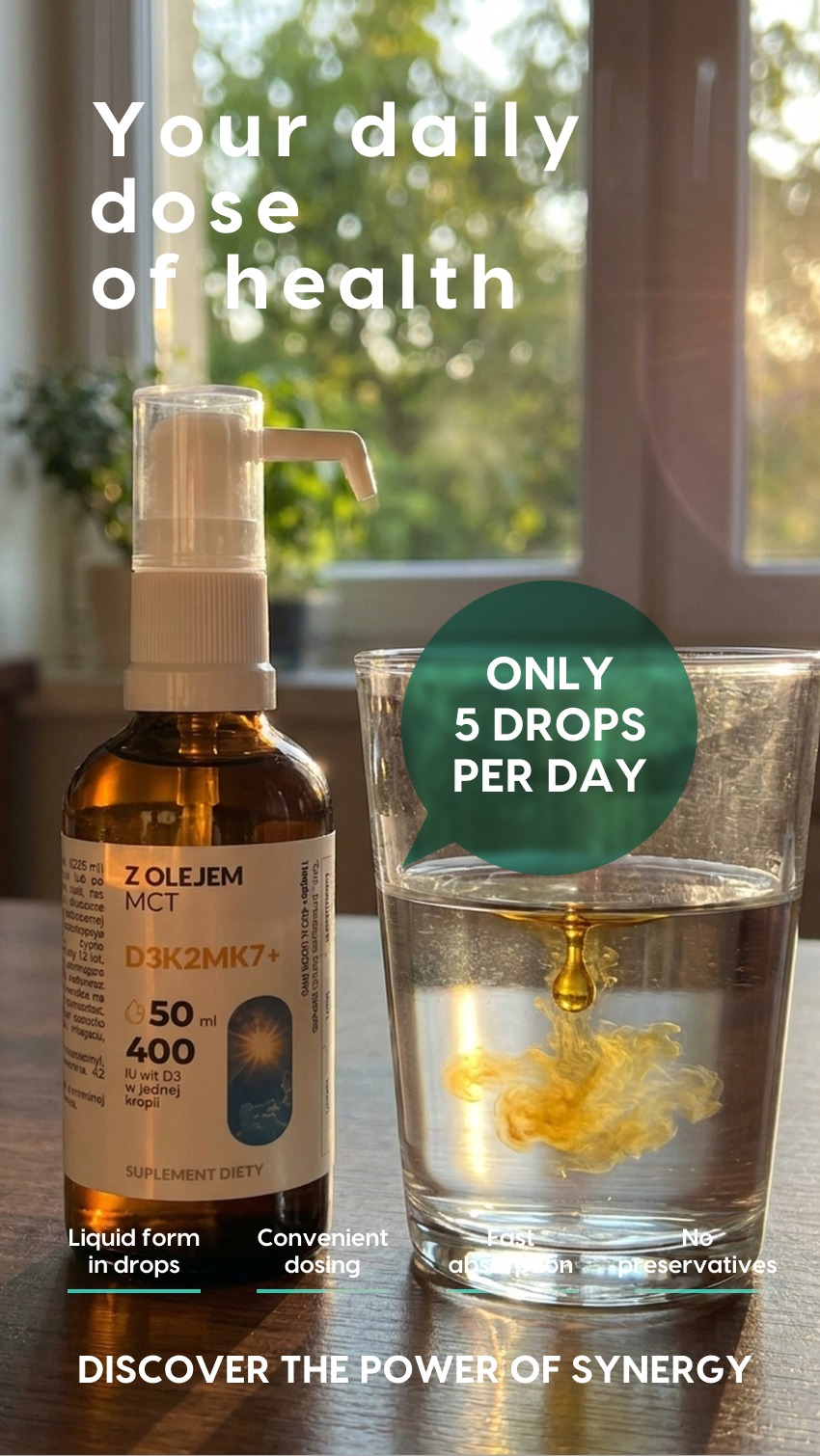 Vitamin D3 + K2 MK7 with MCT Oil - 2000 IU - Drops 50 ml — story 6