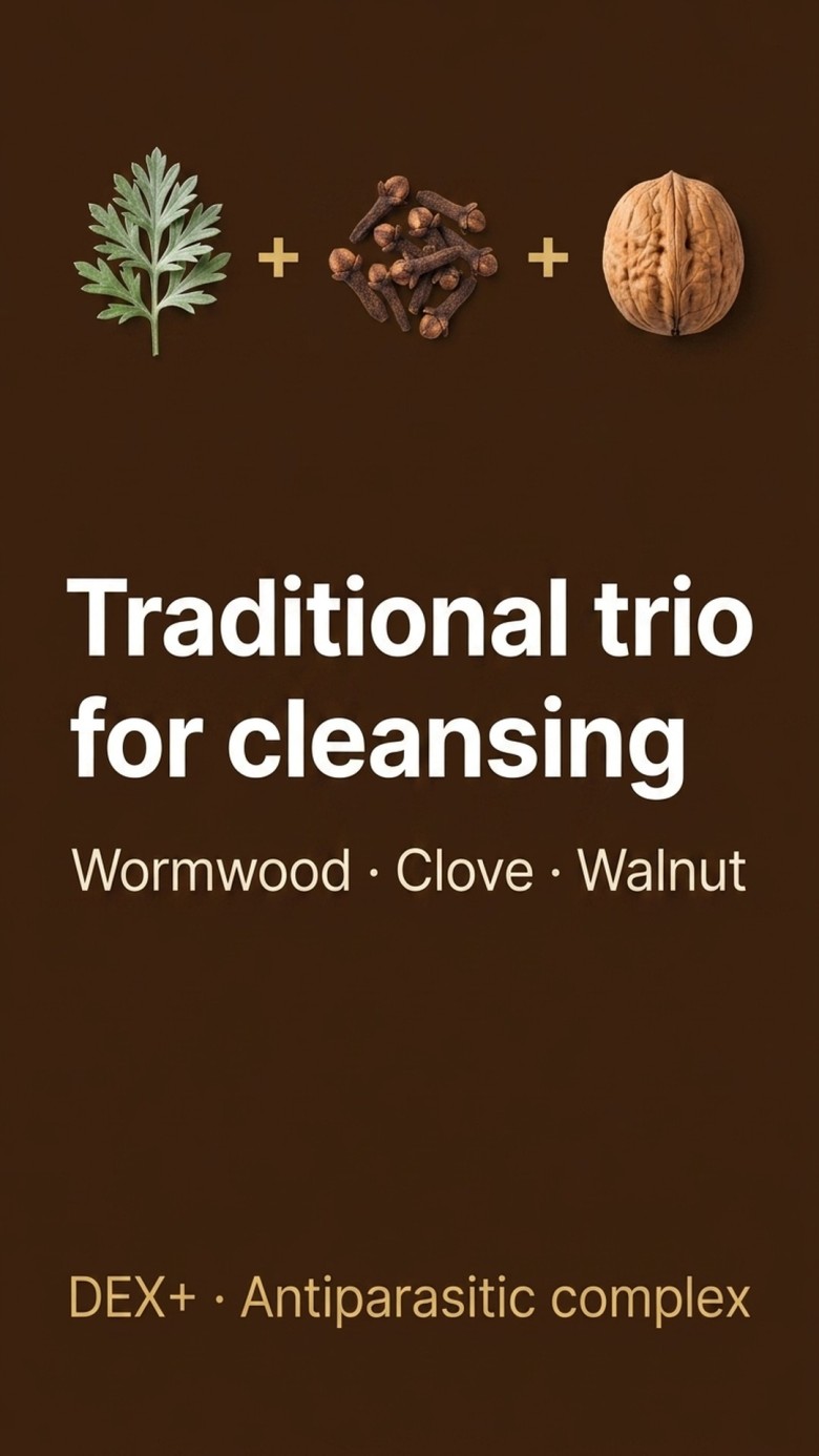 Dex+ - Wormwood + Broccoli + Clove Tree for Body Detox