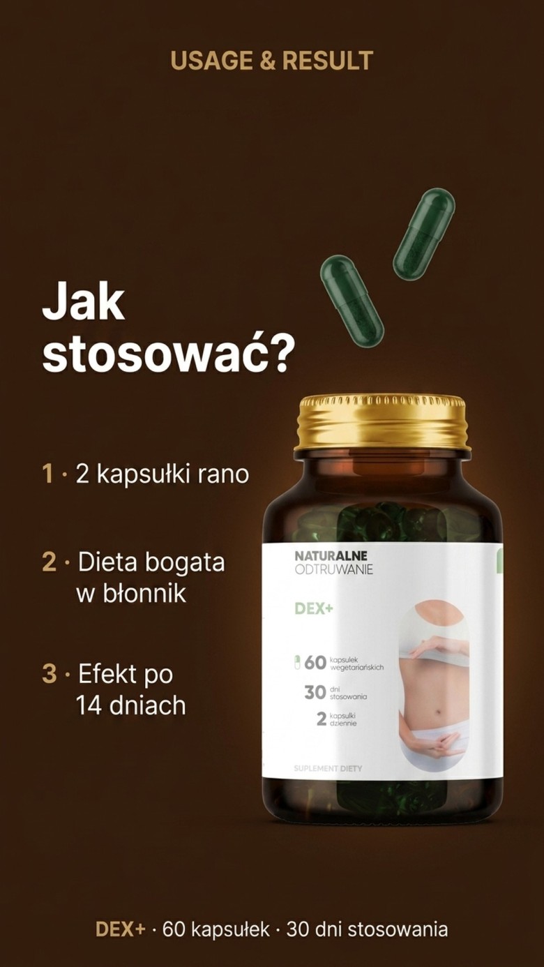 Dex+ - Bylica + Brokuł + Goździkowiec na oczyszczanie organizmu