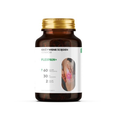 Flexpain+ - Wierzba biała + Kadzidłowiec + Mangostan na zdrowe stawy