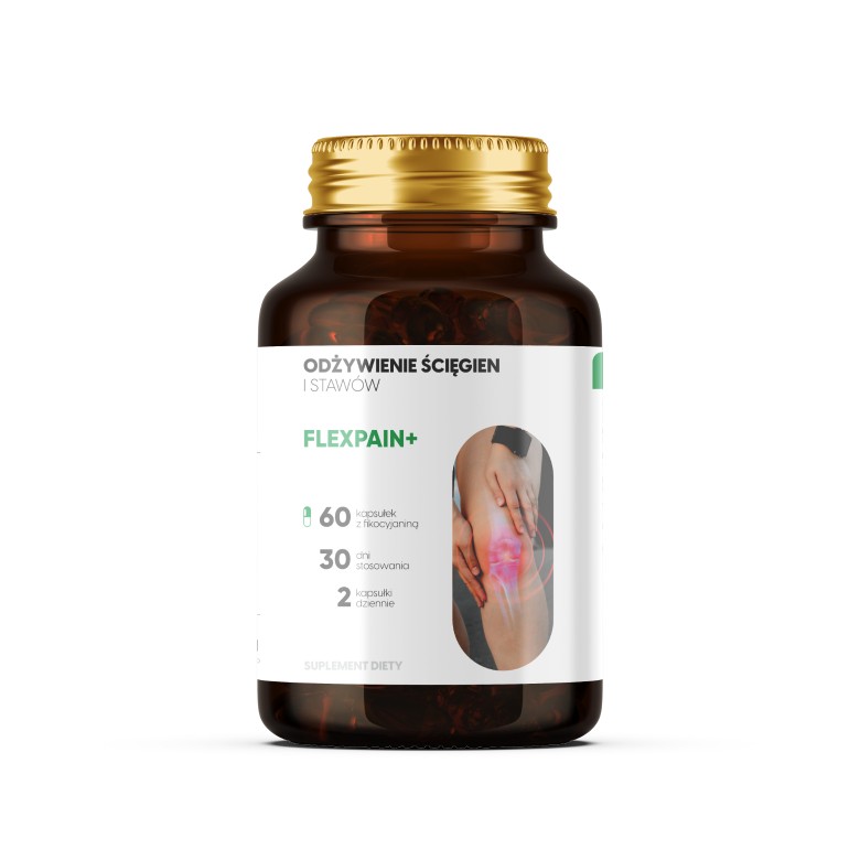 Flexpain+ - Wierzba biała + Kadzidłowiec + Mangostan na zdrowe stawy