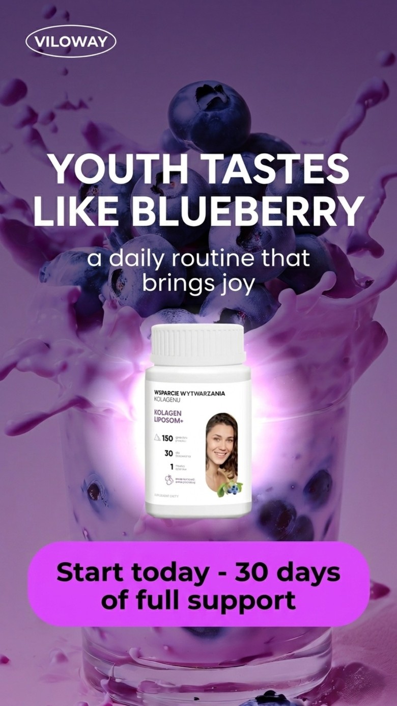Liposomal Collagen+ Blueberry - Fish Collagen + Hyaluron + Centella in Liposomes