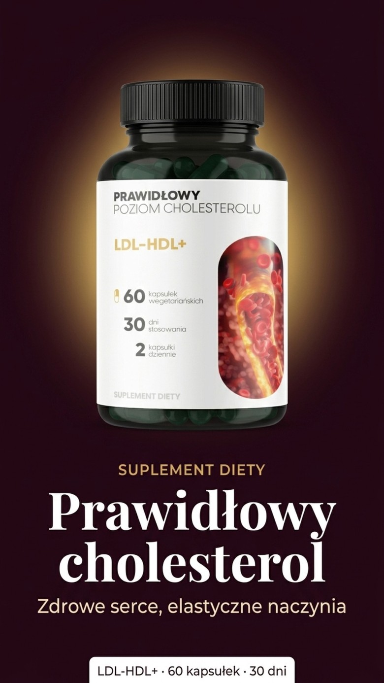 LDL-HDL+ - Drzewo oliwne + Balsamowiec + Amla na prawidłowy cholesterol