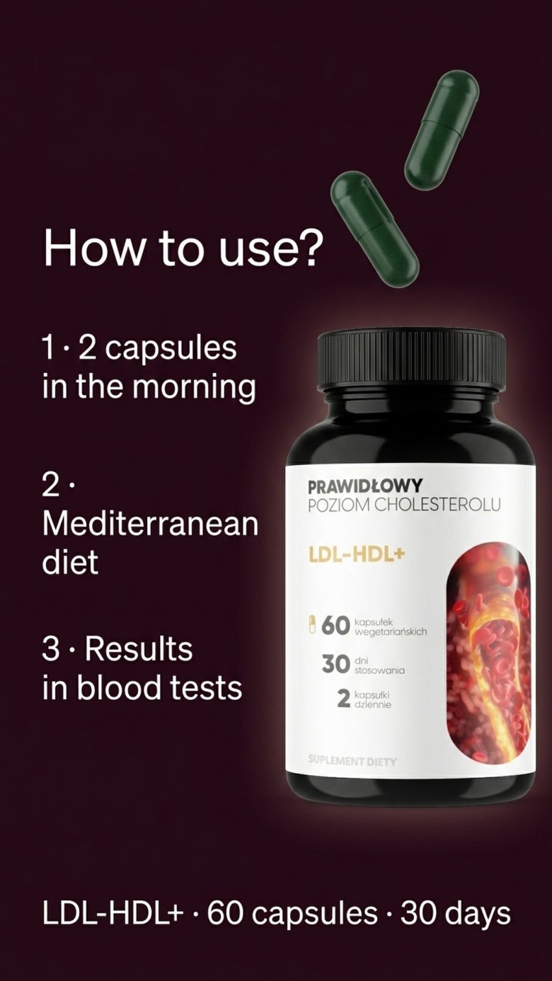 LDL-HDL+ - Olive Tree + Guggul + Amla for Healthy Cholesterol