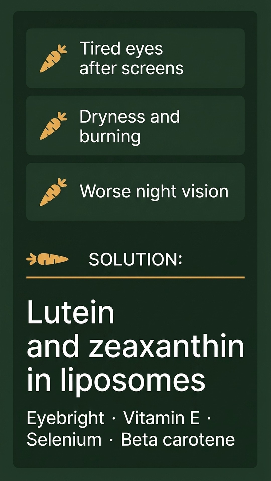 Who is Luteina A + E Liposom+ for?