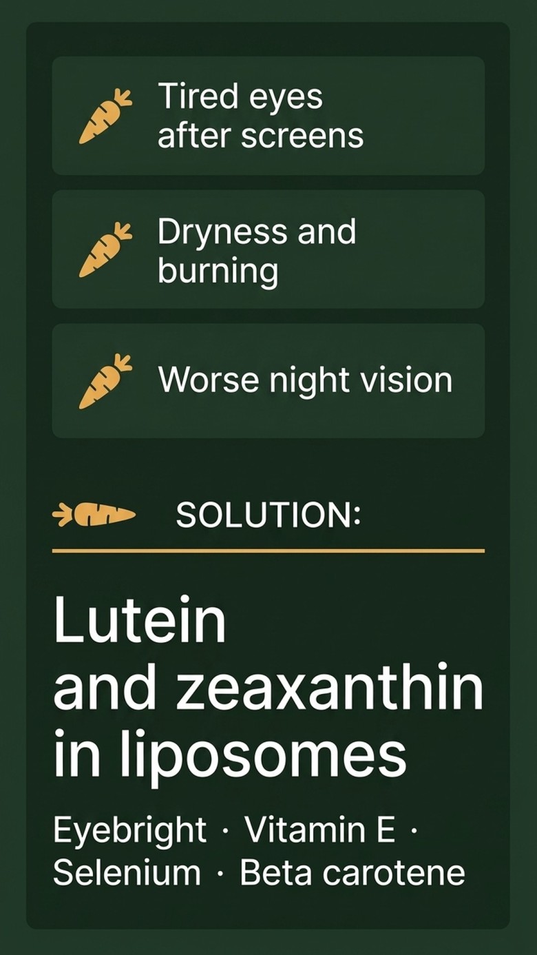 Lutein+A+E Liposom+ - Lutein + Zeaxanthin + Vitamin E for Healthy Vision