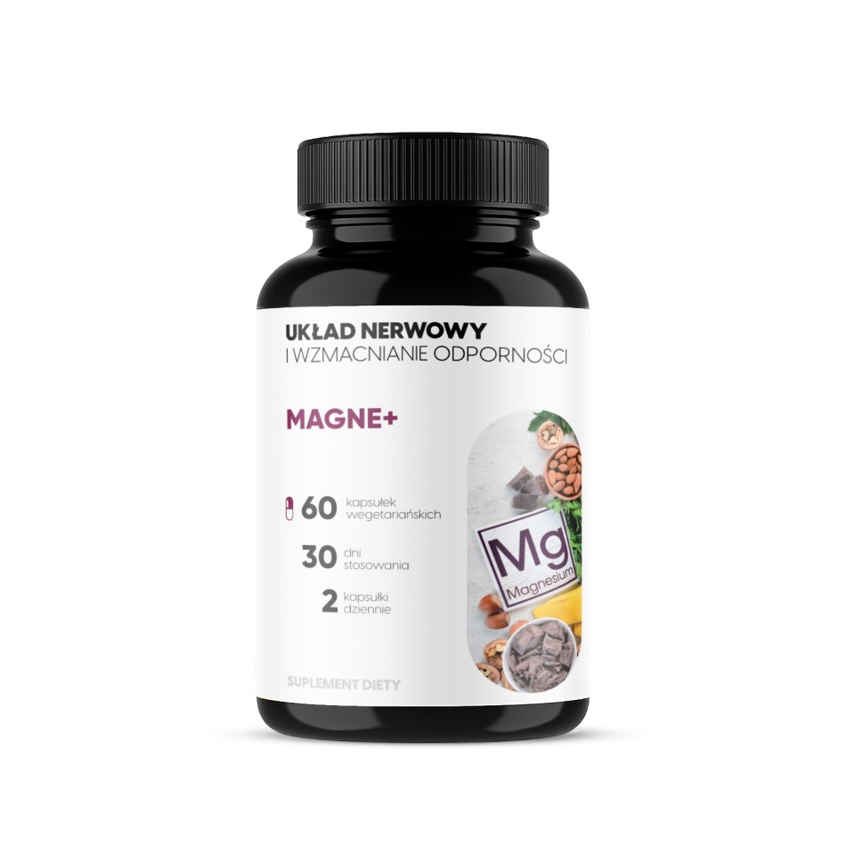 Magne+ 3 Formy Magnezu z megadawką witaminy B6 i cynkiem