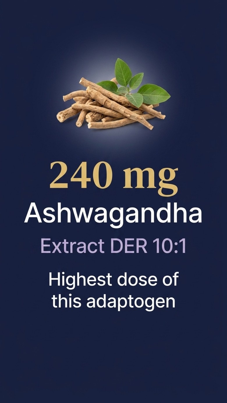 Sleep+ - Ashwagandha + Passionflower + Sour Cherry with Melatonin for Restful Sleep